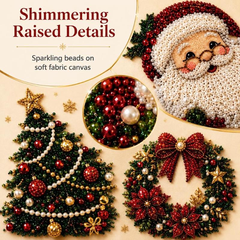 Embroidery Xmas Kits - 1PC 5D DIY Wall Decor Christmas