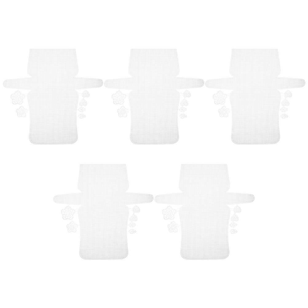 Embroidery Sheet - 5Pcs Versatile Plastic Mesh Canvas Sheets