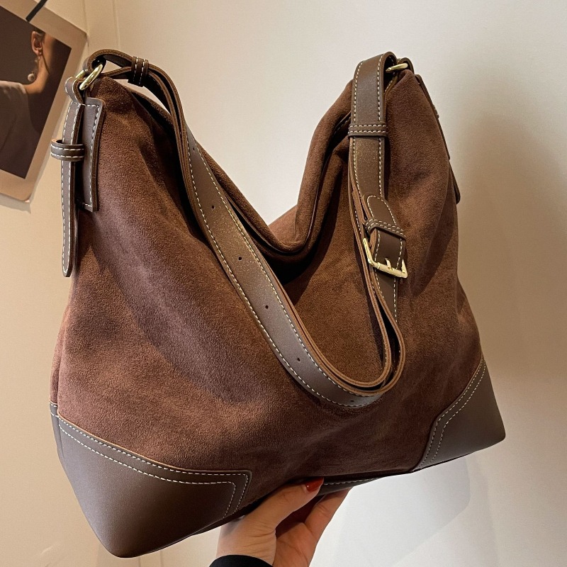 Embroidery Ideas - Suede Trendy Versatile Tote Bags for