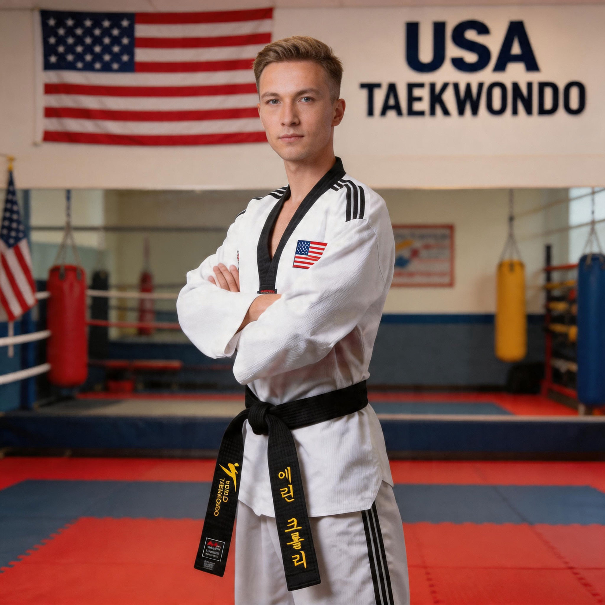 Embroidery World - WTF World Taekwondo Black Belt Embroidery
