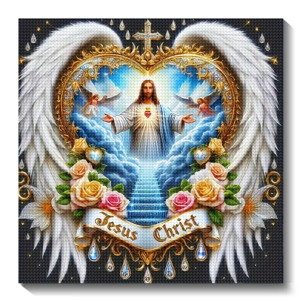 Embroidery Icon - 5D DIY Diamond Painting Portrait Jesus