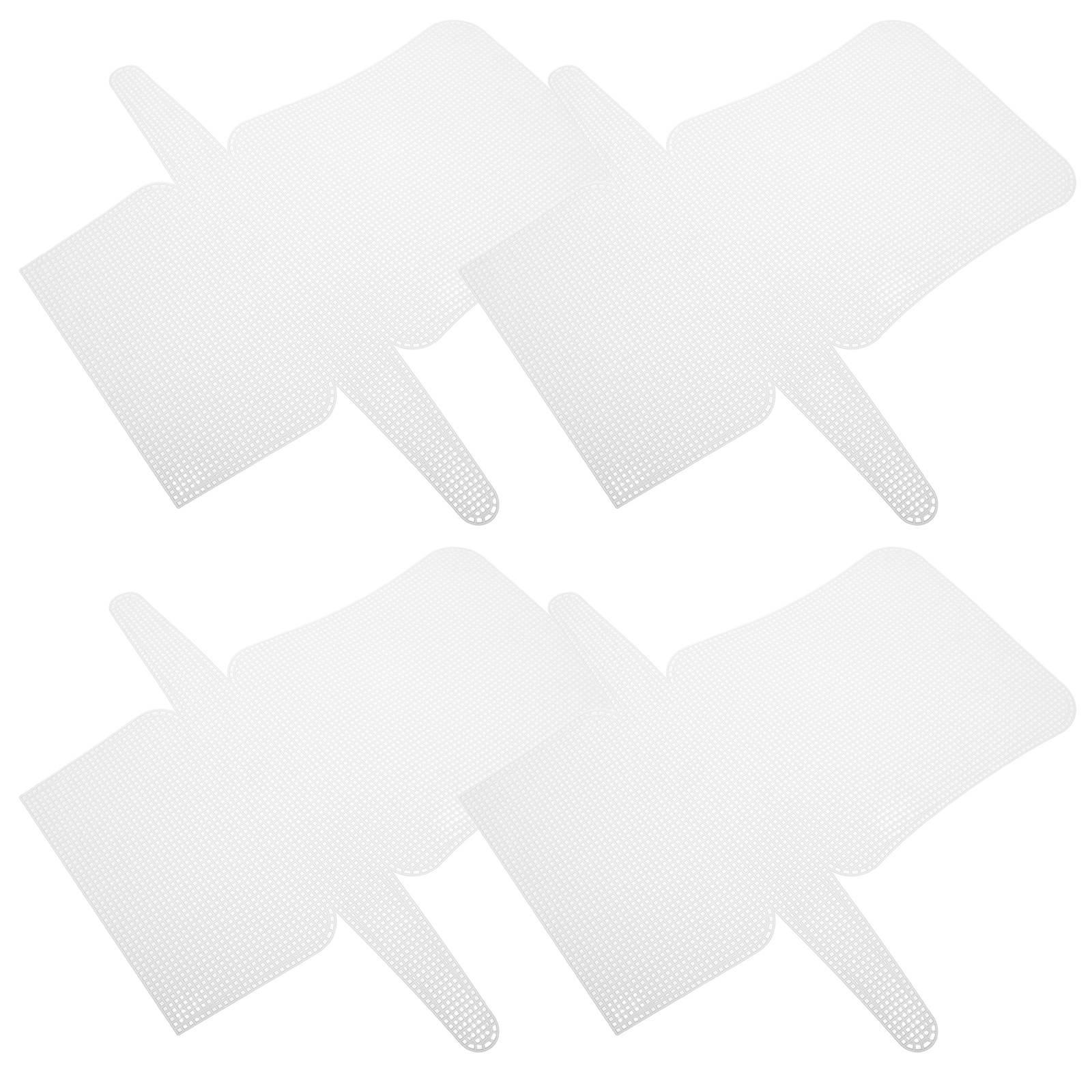 Embroidery Sheet - 4Pcs Plastic Mesh Canvas Sheets Blank