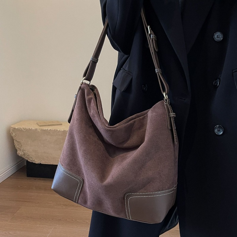Suede Trendy Versatile Tote Ba - огляд і ціна Embroidery Ideas