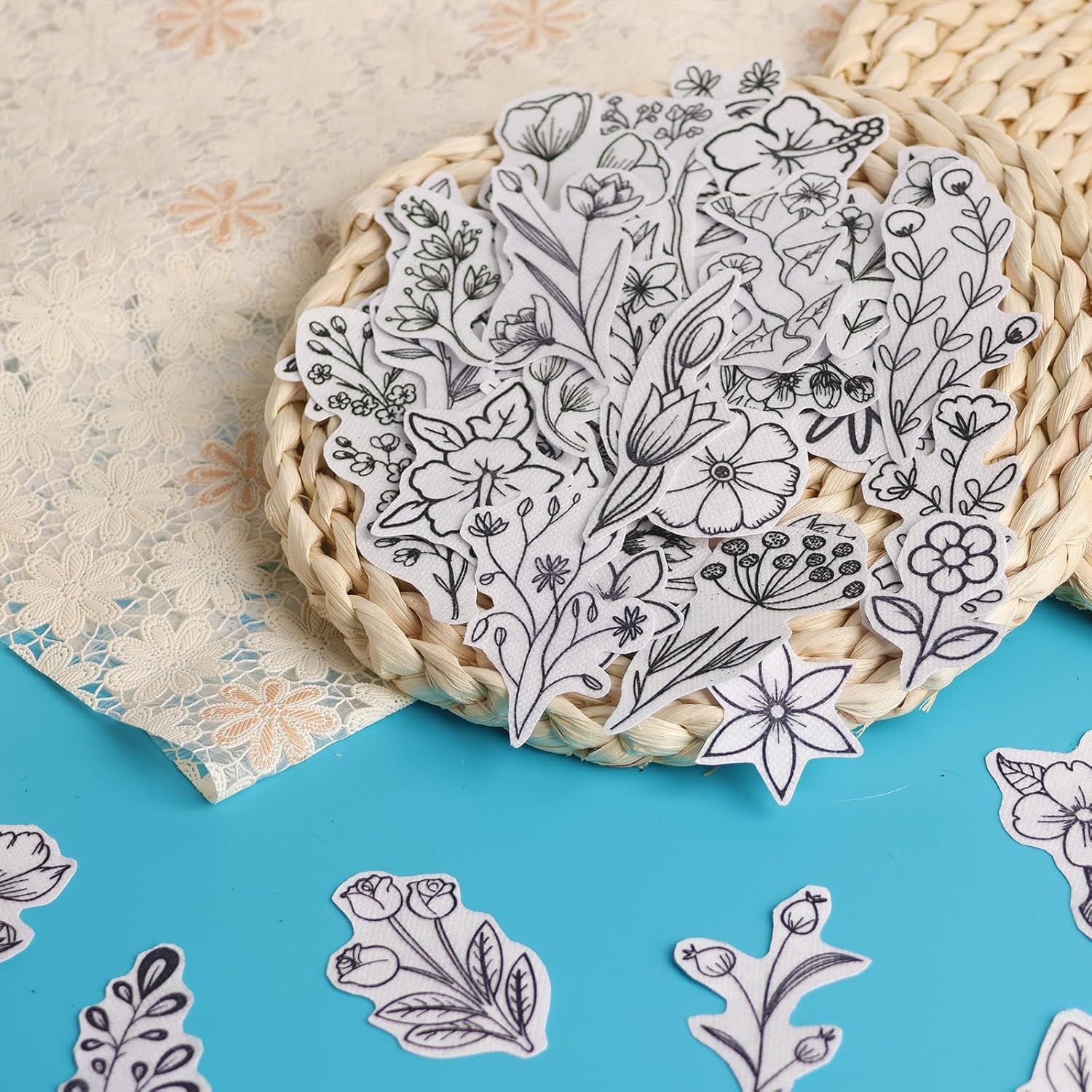 50Pcs Water Soluble Embroidery - огляд і ціна Embroidery Ideas