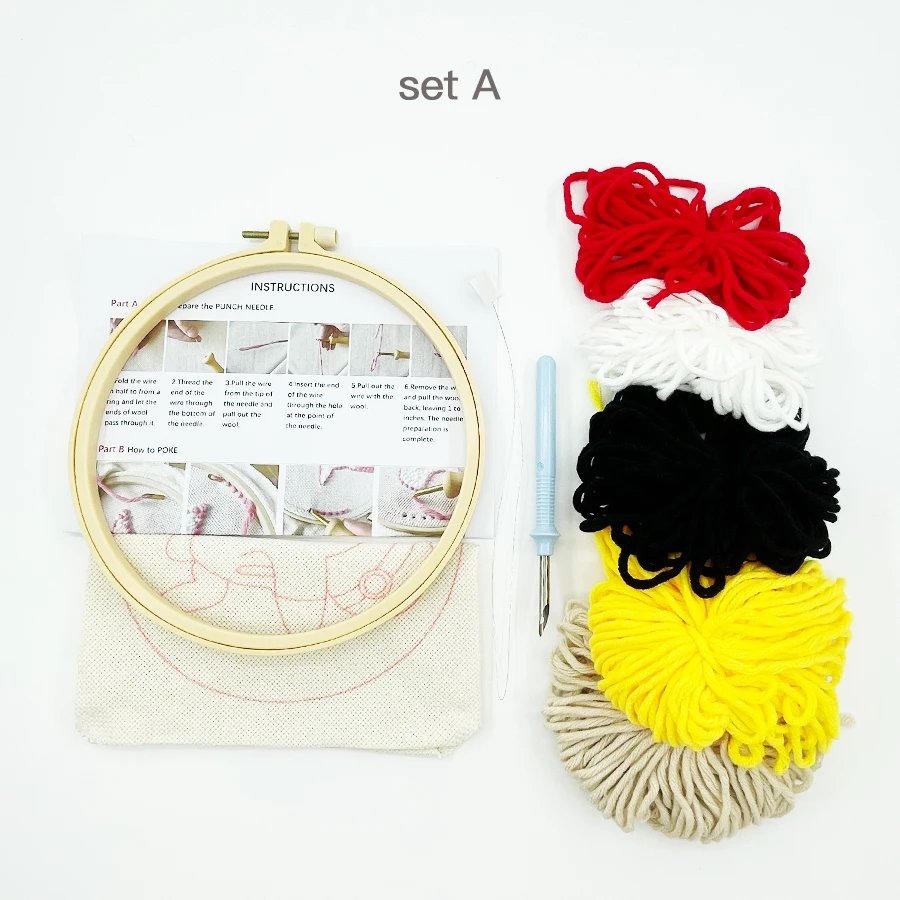 Xmas Punch Needle Embroidery K - огляд і ціна Embroidery Xmas Kits