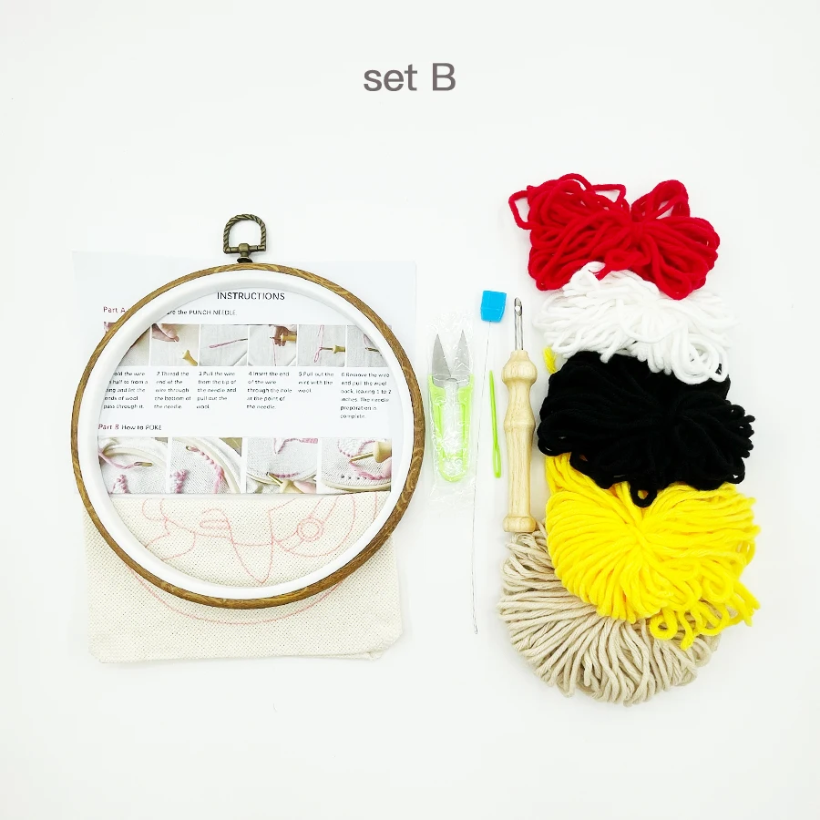 Xmas Punch Needle Embroidery K - огляд і ціна Embroidery Xmas Kits