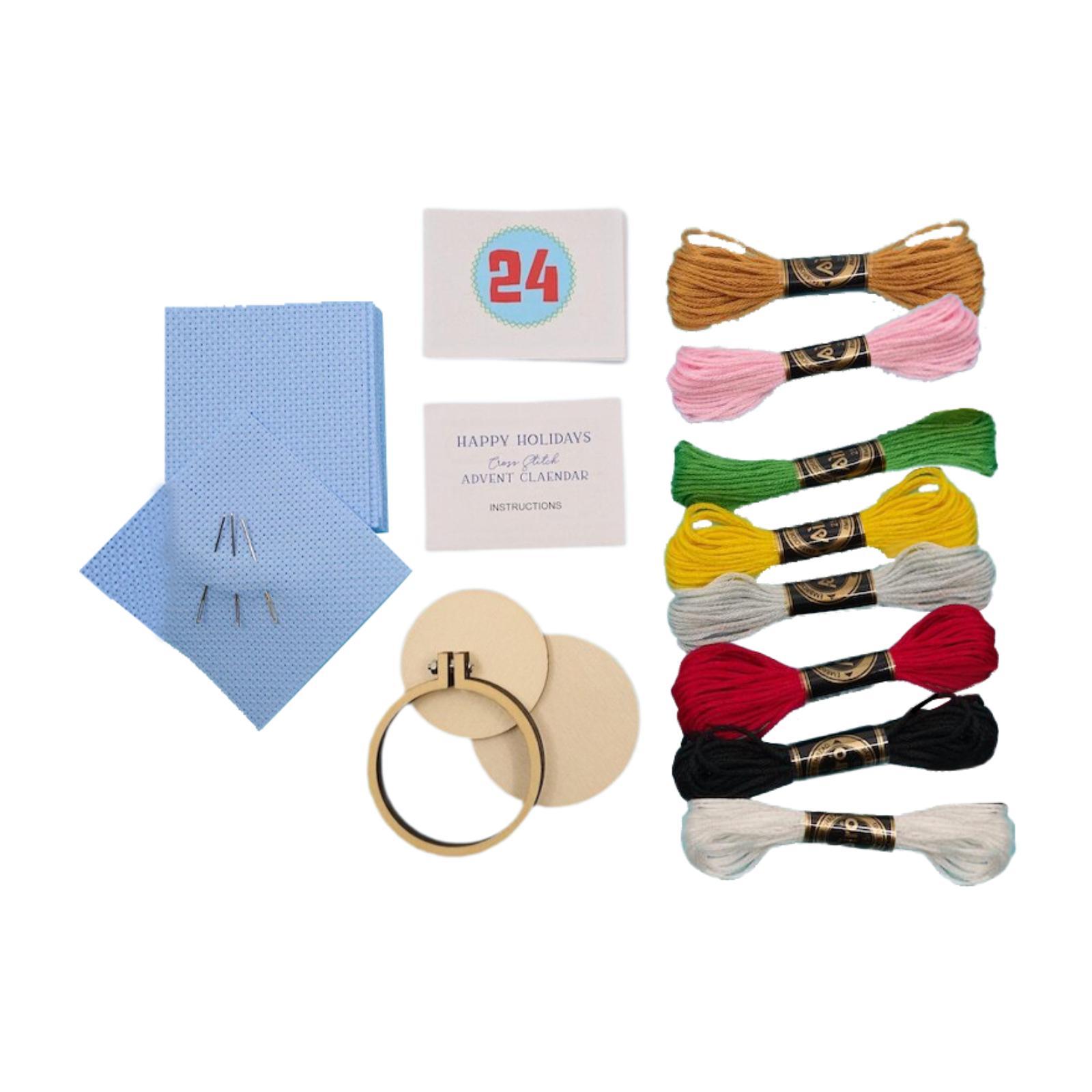 Christmas Advent Calendar,Xmas - огляд і ціна Embroidery Xmas Kits