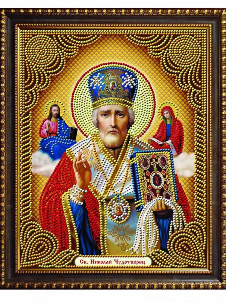 5D DIY Mosaic Diamond Painting - огляд і ціна Embroidery Icon