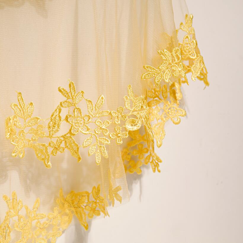 Women's Spring Summer flower e - огляд і ціна Embroidery Yellow