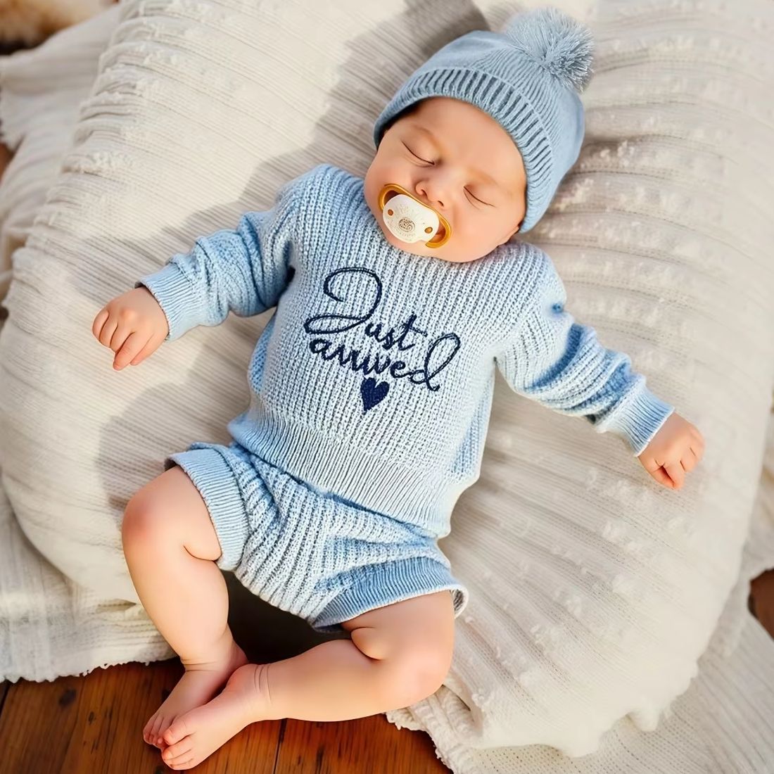 3pcs Set Knitted Newborn Boy G - огляд і ціна Embroidery World