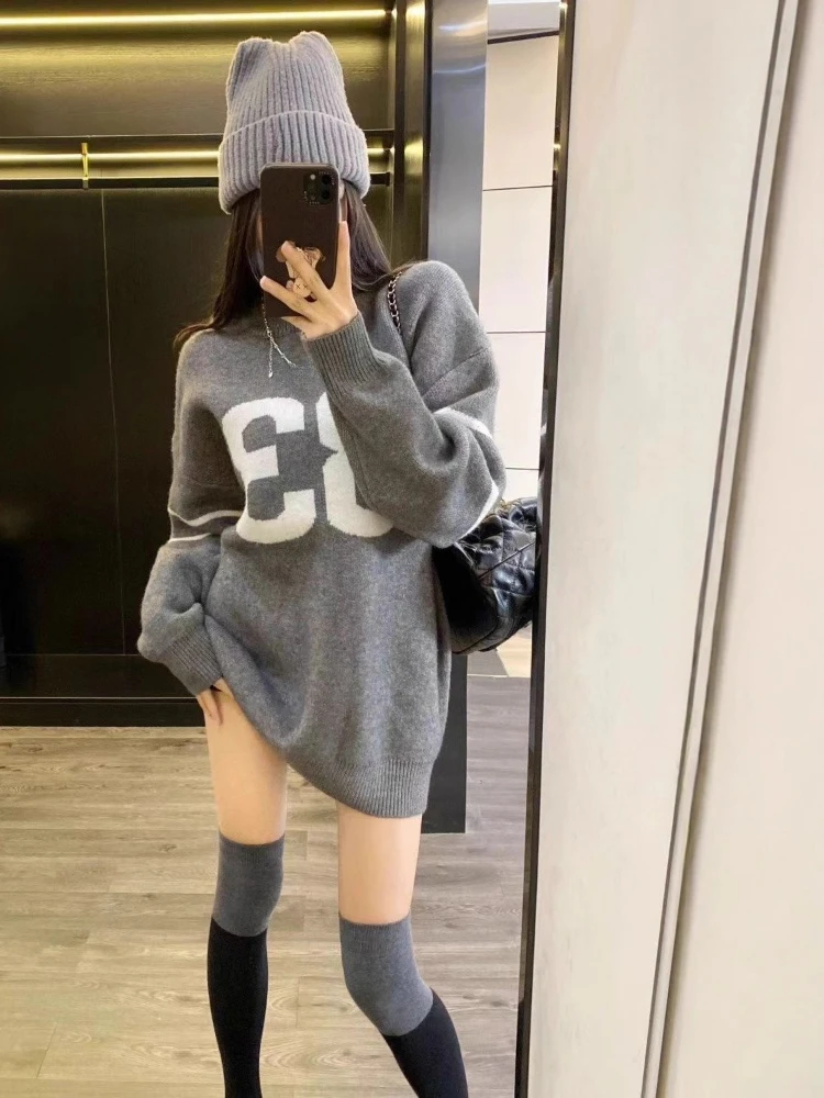 Y2K Vintage Knitted Sweater Wo - огляд і ціна Embroidery Origin