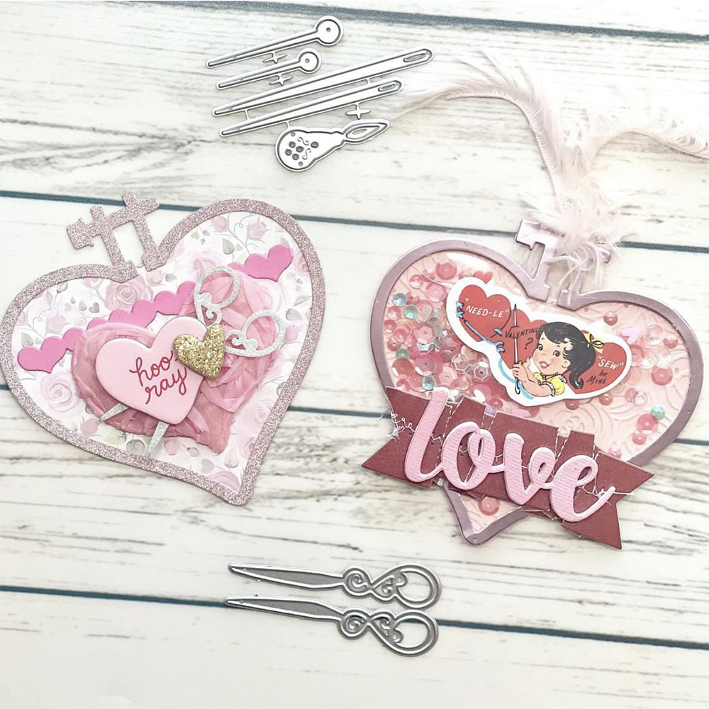 KSCRAFT Heart Embroidery Hoop  - огляд і ціна Embroidery Hooping