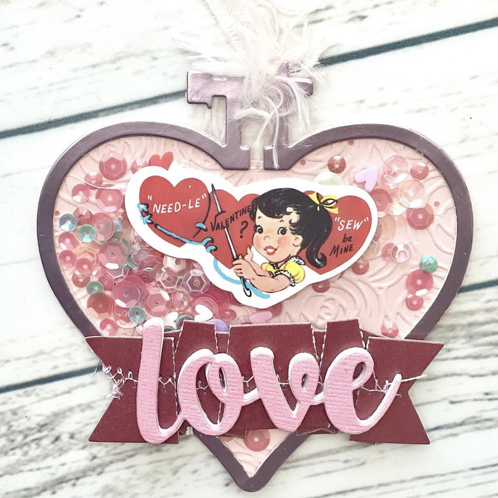 KSCRAFT Heart Embroidery Hoop  - огляд і ціна Embroidery Hooping