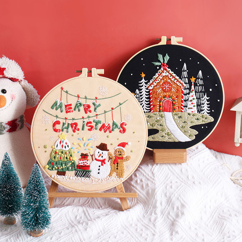 Merry Christmas DIY Embroidery - огляд і ціна Embroidery Xmas Kits