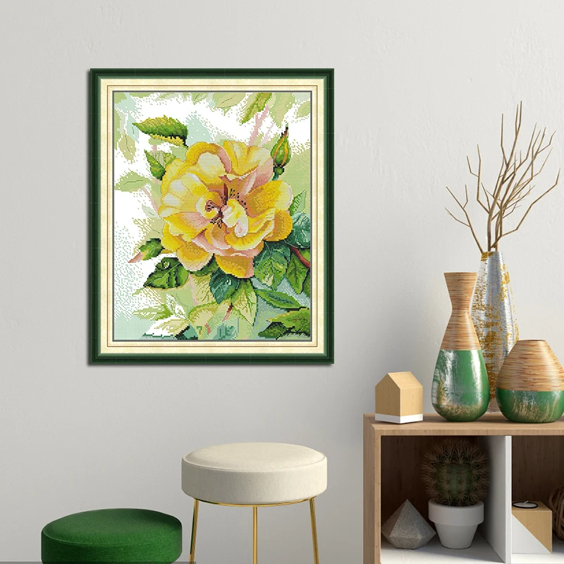 Joy Sunday Cross Stitch Kit Ye - огляд і ціна Embroidery Yellow