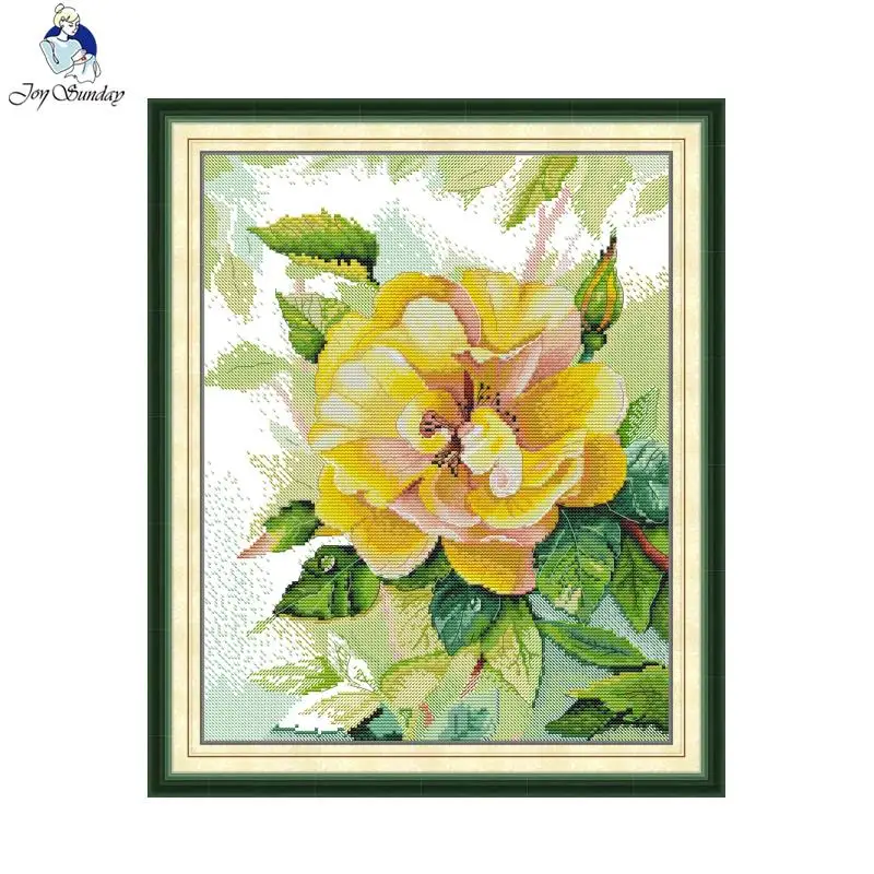 Joy Sunday Cross Stitch Kit Ye - огляд і ціна Embroidery Yellow