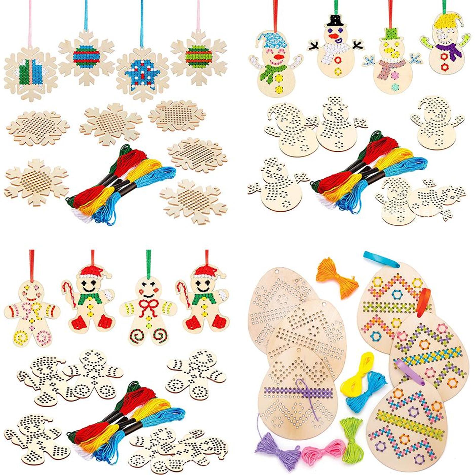Cross Stitch Hanging Pendant E - огляд і ціна Embroidery Xmas Kits