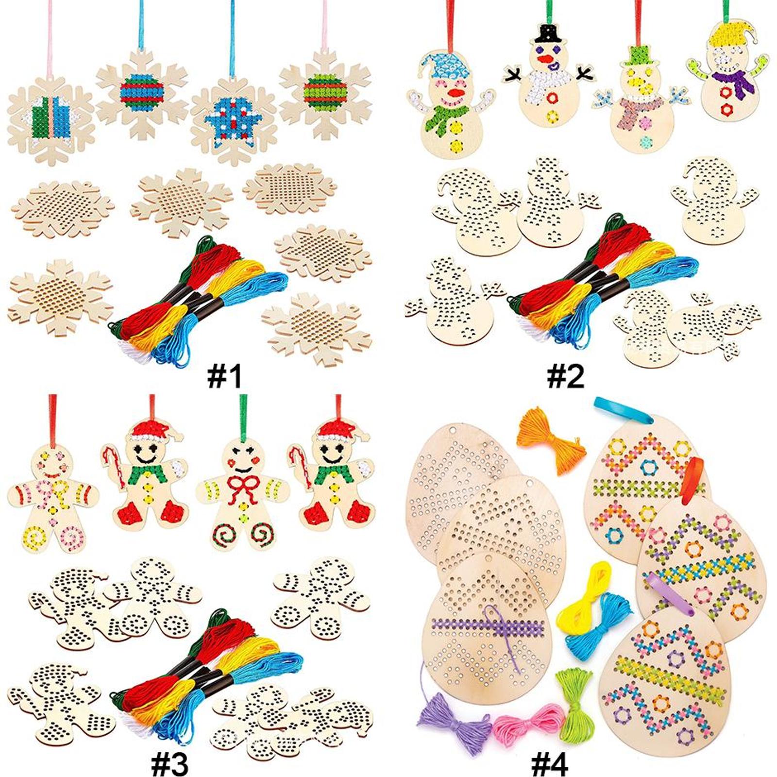 Cross Stitch Hanging Pendant E - огляд і ціна Embroidery Xmas Kits