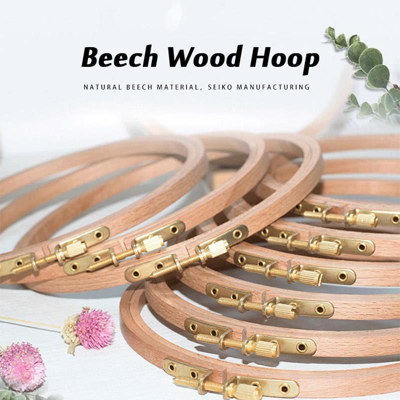 1pcs High Quality Beech Wood E - огляд і ціна Embroidery Hooping