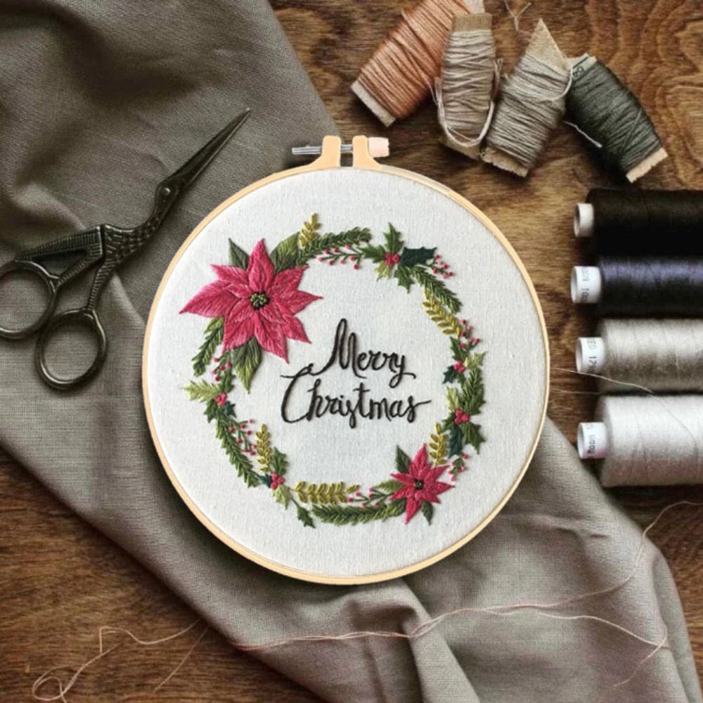 Xmas Gifts DIY Christmas Embro - огляд і ціна Embroidery Xmas Kits