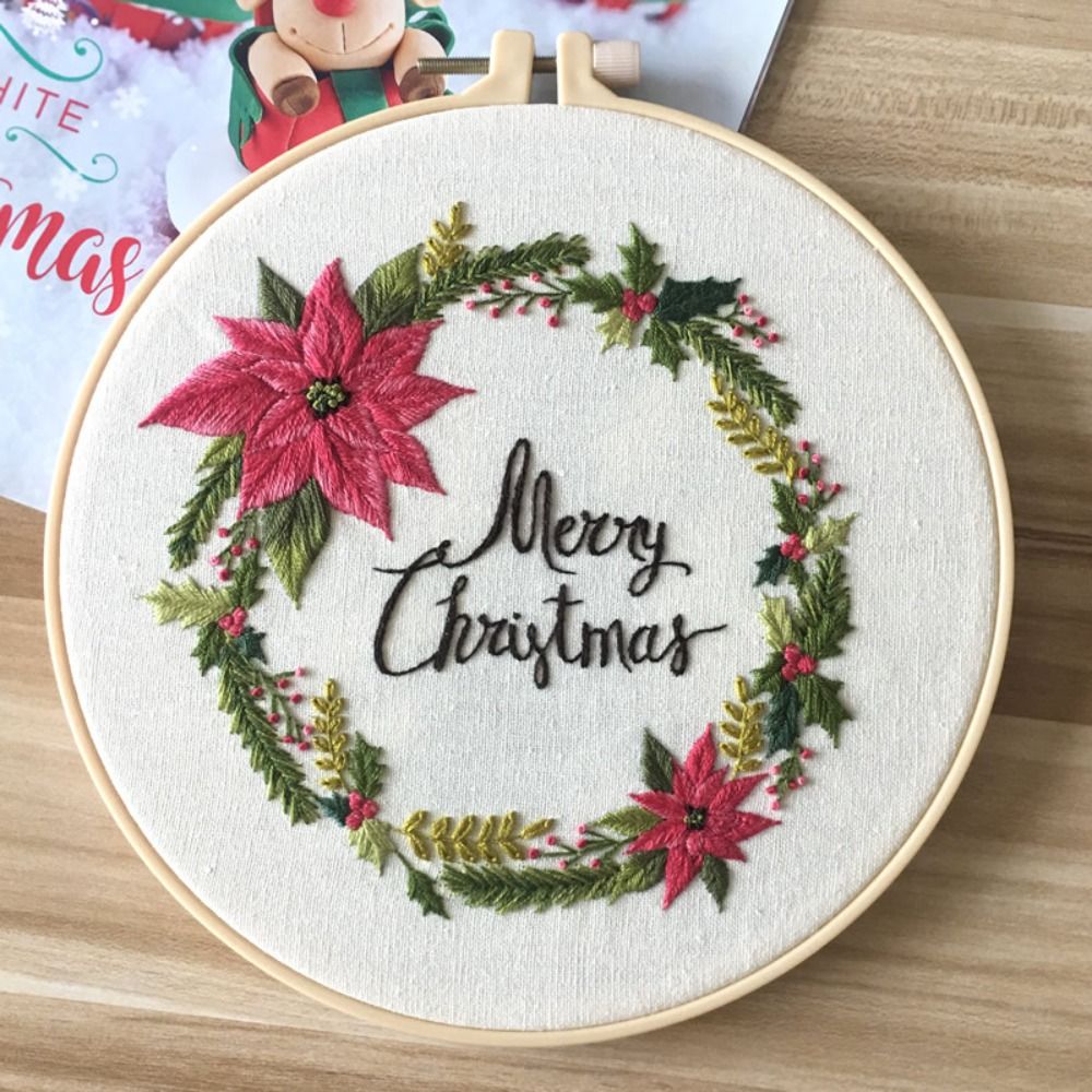 Xmas Gifts DIY Christmas Embro - огляд і ціна Embroidery Xmas Kits