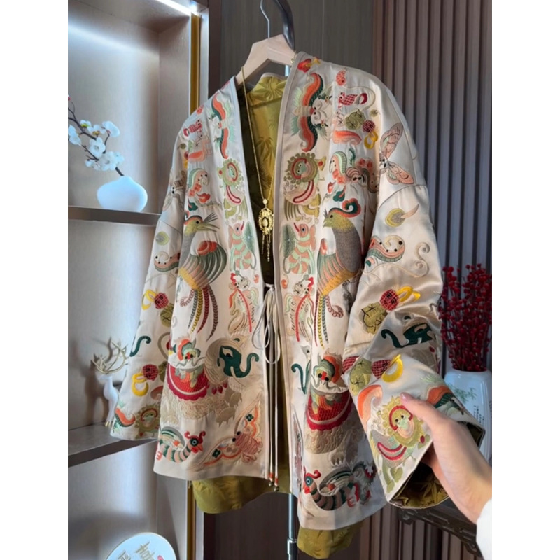 New Chinese Style Kimono Cardi - огляд і ціна Embroidery Origin