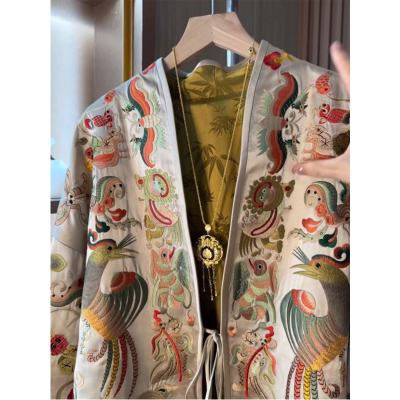 New Chinese Style Kimono Cardi - огляд і ціна Embroidery Origin