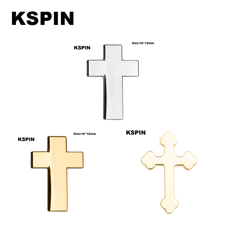 Silvery Cross Metal Badges On  - огляд і ціна Embroidery Icon