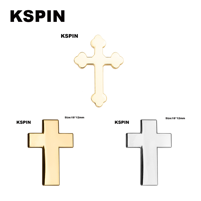 Silvery Cross Metal Badges On  - огляд і ціна Embroidery Icon