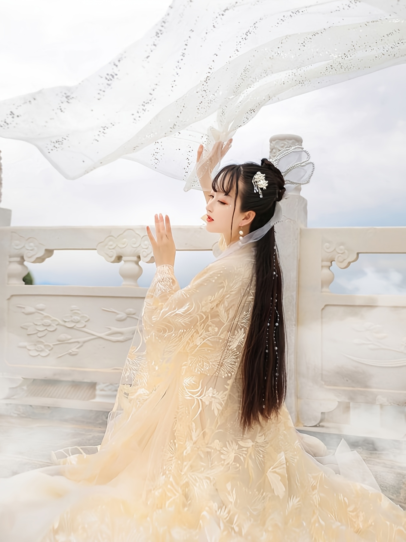 Female Hanfu Traditional Costu - огляд і ціна Embroidery Yellow