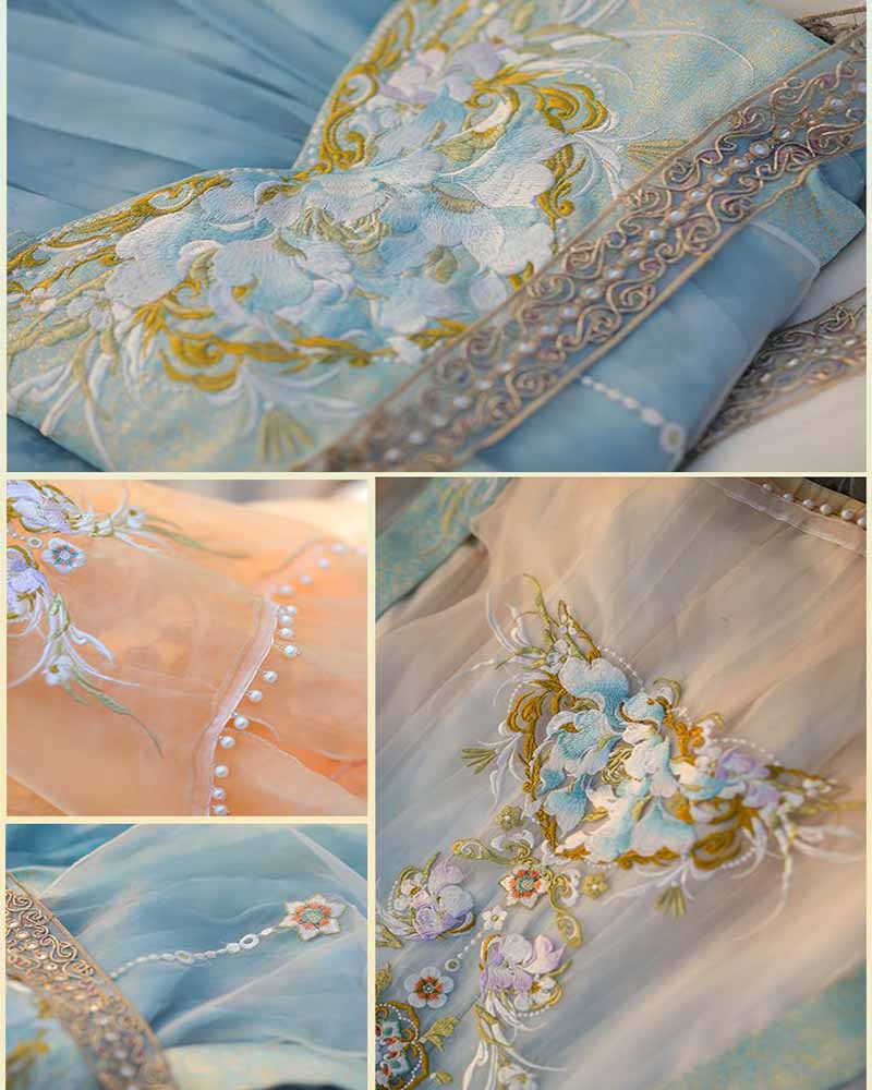 Chinese Hanfu Dress Women Trad - огляд і ціна Embroidery Yellow