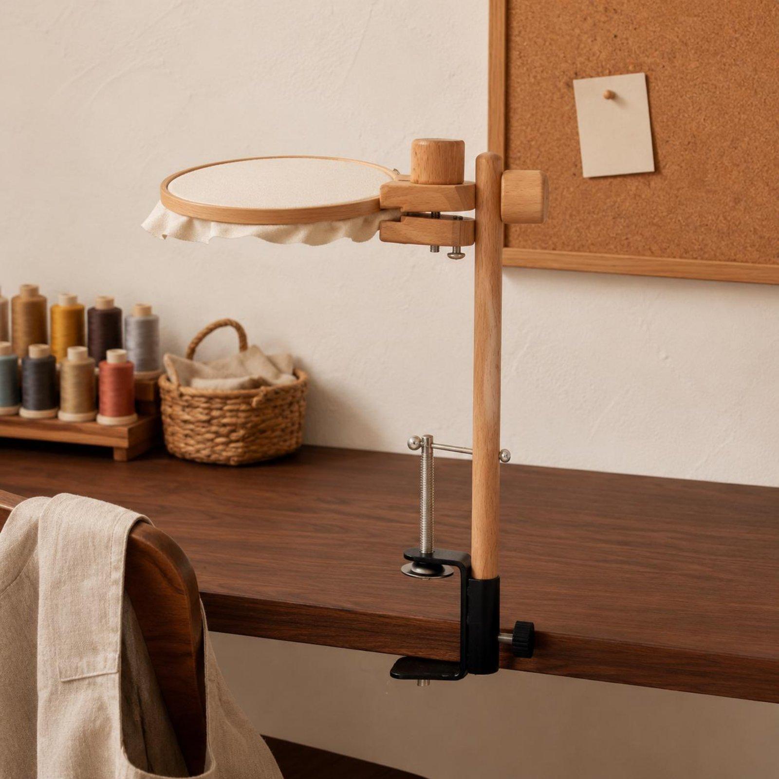 Wooden Desk Embroidery Hoop Fr - огляд і ціна Embroidery Hooping