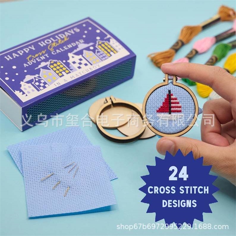 DIY Christmas Cross Stitch Adv - огляд і ціна Embroidery Xmas Kits