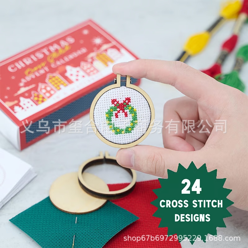 DIY Christmas Cross Stitch Adv - огляд і ціна Embroidery Xmas Kits