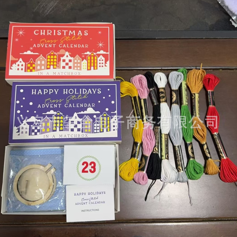 DIY Christmas Cross Stitch Adv - огляд і ціна Embroidery Xmas Kits